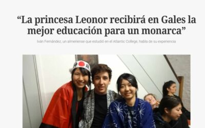 Noticia en la prensa de nuestro becario Iván Fernandez: “La princesa Leonor recibirá en Gales la mejor educación para un monarca”
