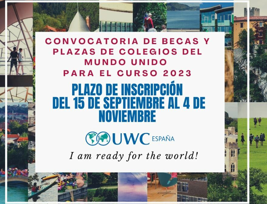 Abierta la convocatoria de Becas de Colegios del Mundo Unido del curso 2022